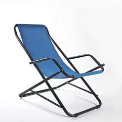 STILIAK Stiliac Dondolino Swing Telaio Acciaio Antracite Telo Blu Melange Mare Piscina Giardino (Copia)