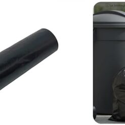 Sicignano | Sacchetti Immondizia Neri 55x65 cm T.500 | 15 Pz | Compatti e Resistenti per Casa e Bagno