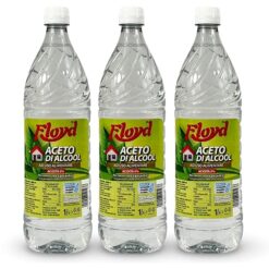 Sicignano Aceto di Alcool Bianco 6% Acidità, Uso Alimentare per Conserve e Sottoli e Pulizie Ecologiche, Anticalcare Naturale Multiuso, Origine Agricola (lt.1 x 3pz)