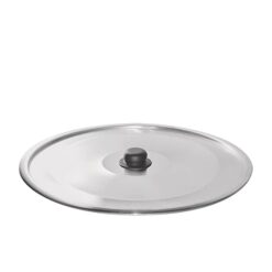 Sicignano | Caldaia Pesante in Alluminio con Maniglie in Inox – Professionale, Robusta e Made in Italy – Ideale per Cotture Intensive, Ristorazione, Sagre e Uso Domestico (1, Coperchio Ø 38 cm)