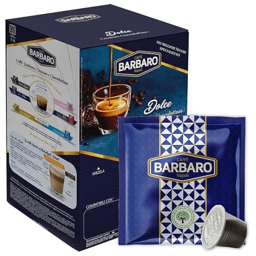 Capsule Caffè Barbaro Box 100 pz Cremoso Miscela Blu Compatibili con Macchine Nespresso Capsule Caffè Barbaro Box 100 pz Cremoso Miscela Blu Compatibili con Macchine Nespresso