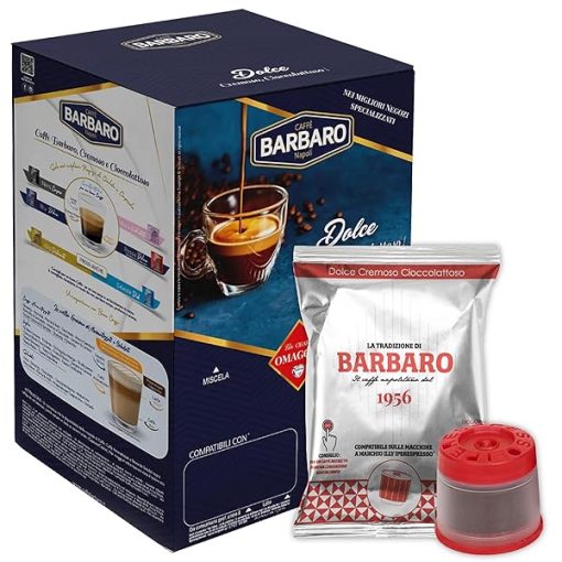 Capsule Caffè Barbaro Box 100 pz Cremoso Miscela Blu Compatibili con Macchine Nespresso Capsule Caffè Barbaro Box 100 pz Cremoso Miscela Blu Compatibili con Macchine Nespresso