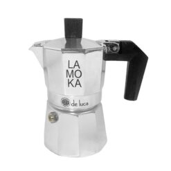 Sicignano Set 6 Caffettiere Moka in Alluminio con Manico Squadrato - Fornitura Stock 6 Pezzi per B&B, Hotel, Ristorazione e Comunità - Macchine Espresso Tradizionali Resistenti (6 tz)