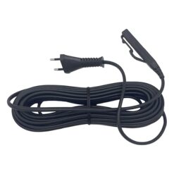 Sicignano | Cavo Alimentazione Grigio 2x0,75 mm – 7 o 10 Metri – Compatibile VK150 / VK200 – Spina Italiana – Ricambio per Folletto – Filo Elettrico per Aspirapolvere (1, VK150-10m)