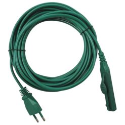 Sicignano | Cavo Alimentazione Verde 7 Metri 2x0,75 mm – Spina Italiana Compatibile VK130/131/135/136/140 – Ricambio per Folletto - Filo Elettrico per Aspirapolvere (1, VK140)