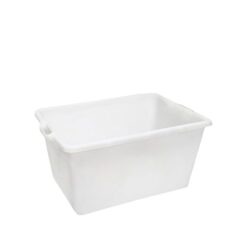 Sicignano | Cesta Pane in Polietilene – Adatta a Contatto Alimentare – Made in Italy – Impilabile, Professionale, per Forni e Panifici (Cesta Chiusa 70L, 1 Pezzo)