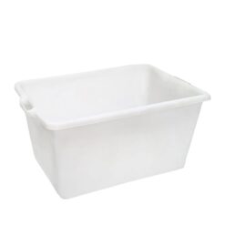 Sicignano | Cesta Pane in Polietilene – Adatta a Contatto Alimentare – Made in Italy – Impilabile, Professionale, per Forni e Panifici (Cesta Chiusa 100L, 1 Pezzo)