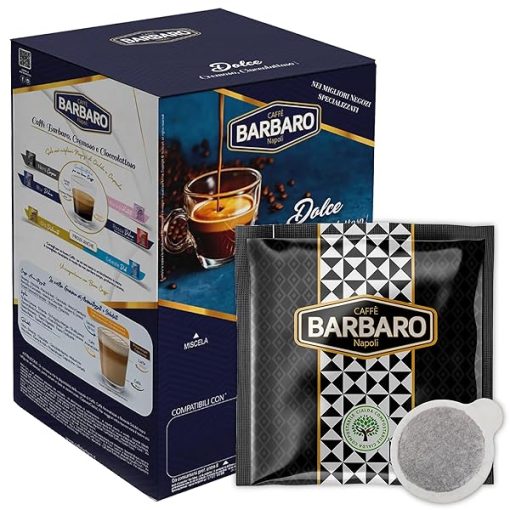 Cialde Caffè Barbaro ESE 44mm Box 140 pz Nero Cioccolattoso Cialde Caffè Barbaro ESE 44mm Box 140 pz Nero Cioccolattoso