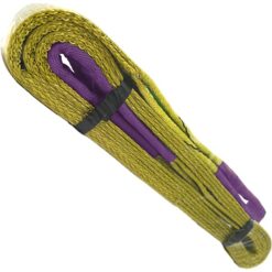 Sicignano | Cinghia Fascia Imbracatura per Sollevamento Spostamento Carichi Pesanti, 3 metri, Portata 3000 kg, Doppio Strato di Poliestere - CE 1492/1, Coefficiente di Sicurezza 7:6