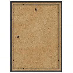 Cornice Flat 50x70 cm Nera in Vetro Acrilico Pannello MDF - immagine 3