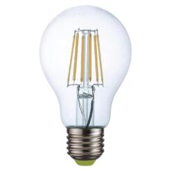 Sicignano | Lampadina LED E27 a Filamento – 10W / 12W – Luce Calda 2700K o Naturale 4000K – 1000lm / 1200lm – Classe Energetica F – Design Vintage (1, 10W Luce Naturale)
