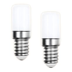 Sicignano | Lampadina LED T26 E14 4W – 3000K Luce Calda / 6000K Luce Fredda – 360 Lumen – Risparmio Energetico – Classe F (2, 4W Luce Calda)