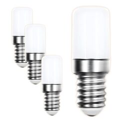 Sicignano | Lampadina LED T26 E14 4W – 3000K Luce Calda / 6000K Luce Fredda – 360 Lumen – Risparmio Energetico – Classe F (4, 4W Luce Calda)