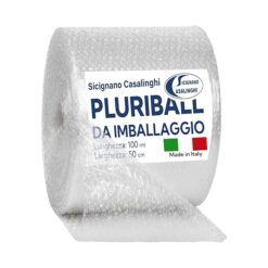 Pluriball Airfilm per Imballaggi ? Bobina a Bolle d?Aria Protettiva per Spedizioni, Traslochi e Imballo Oggetti Fragili (100 mt x 50 h cm, 2 Confezioni)
