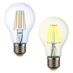 Sicignano | Lampadina LED E27 a Filamento – 10W / 12W – Luce Calda 2700K o Naturale 4000K – 1000lm / 1200lm – Classe Energetica F – Design Vintage (2, 12W Luce Naturale)