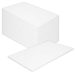 Sicignano Lastre Polistirolo Espanso 100x50x1 cm (25 Pezzi), Pannelli Sottili per Imballaggio, Protezione Oggetti, Decoupage e Rivestimenti Isolanti, Polistirene Bianco Facile da Tagliare