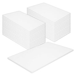 Sicignano Lastre Polistirolo Espanso 100x50x1 cm (50 Pezzi), Pannelli Sottili per Imballaggio, Protezione Oggetti, Decoupage e Rivestimenti Isolanti, Polistirene Bianco Facile da Tagliare