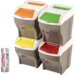 PATTUMIERA POKER PLUS SET 4 PZ. LT.27 COMPONIBILE (Copia)