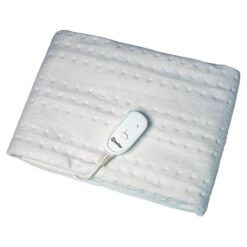 Sicignano | Termocoperta Elettrica in Poliestere – Comando Staccabile, Circuito di Sicurezza, Riscaldamento Rapido, Lavabile (Singola)