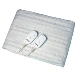 Sicignano | Termocoperta Elettrica in Poliestere – Comando Staccabile, Circuito di Sicurezza, Riscaldamento Rapido, Lavabile (Matrimoniale)