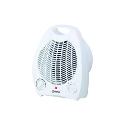 Sicignano | Termoventilatore Elettrico IBU 2000W con Termostato Regolabile – 2 Livelli di Potenza 1000/2000W, Protezione Surriscaldamento, Maniglia Integrata, Compatto 21x12,5x25 cm