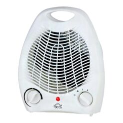 Sicignano | Termoventilatore Verticale 2000W – 2 Livelli di Riscaldamento, Protezione Surriscaldamento, Spie di Controllo, Alimentazione 220/240V, Design Compatto 23x14x27 cm