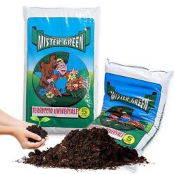 Sicignano | Terriccio Universale, Substrato di Coltivazione Misto - per Piante Verdi da Appartamento Balcone Giardino, per Vegetali in Vaso o Piena Terra - Coltivazione, Giardinaggio (6, 5 Litri)