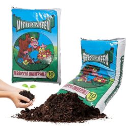 Sicignano | Terriccio Universale, Substrato di Coltivazione Misto - per Piante Verdi da Appartamento Balcone Giardino, per Vegetali in Vaso o Piena Terra - Coltivazione, Giardinaggio (1, 10 Litri)