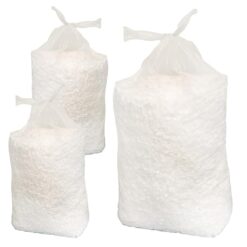 Trucioli di Polistirolo Espanso – Set 3 Sacchi da 4,4 kg Cadauno, Leggero e Ammortizzante – Truciolato Ideale per Imballaggi, Riempimenti, Protezione Oggetti e Lavori Creativi