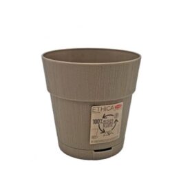 Stefanplast Ethica - Vaso per piante Ø 15 cm, colore: Grigio tortora