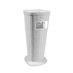 Stefanplast Portaombrelli Colore Bianco Modello Elegance Effetto Vimini