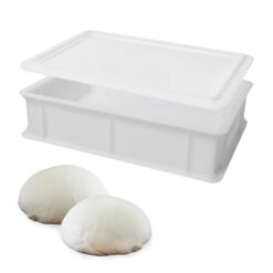 genus dei Dei | Cassetta per Lievitazione Pizza E Pane | | Contenitore Cibo per Impasto | Cassetta Portaimpasto | Scatola Plastica + Coperchio 30x40x10